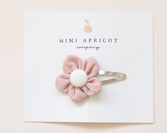 PINK DAISY Snap Clip, Baby-Mädchen Haarspangen, Mädchen Haarzusatz, Kleinkind Haarspange, Fransenclip, Zopf Haarspangen, Gänseblümchen Haarclip