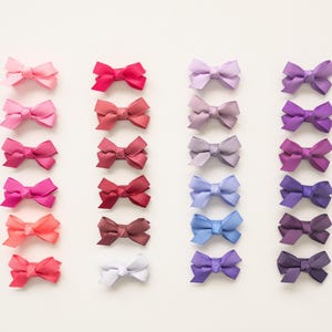 Mini Bogen Snapclips, Baby-Mädchen Haarspangen, Mädchen Haarschmuck, Kleinkind Haarspange, Fransenclip, Haarspangen, Baby Haarspange