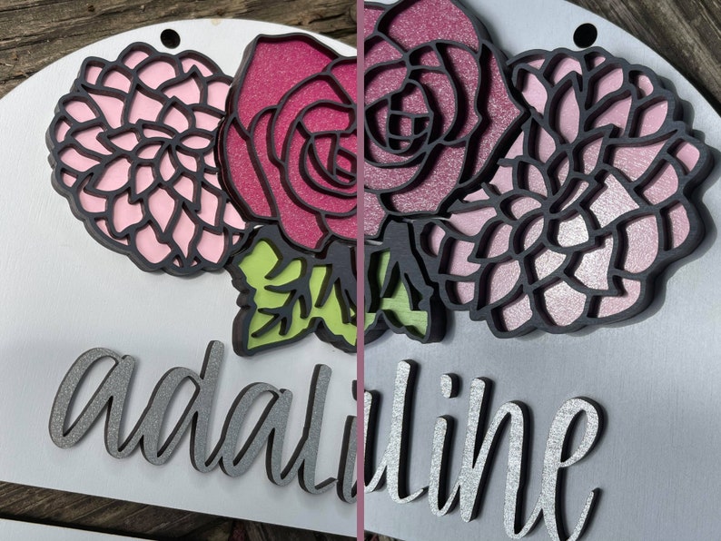 Bow Holder SVG, Floral Bow Holder Digital File, Laser Cut File