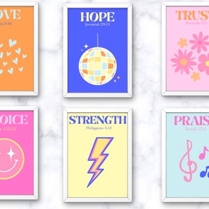Preppy Christian Wall Art (Digital Download 11x17)