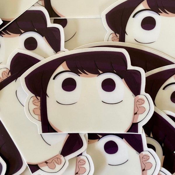 Komi Shouko Komi Can't Communicate anime sticker mini peeker