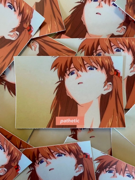 Asuka Neon Genesis Evangelion Anime Sticker - Etsy