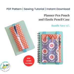 Planner Pen Pouch Pattern, Pencil Case for Planner, Planner Pencil ...