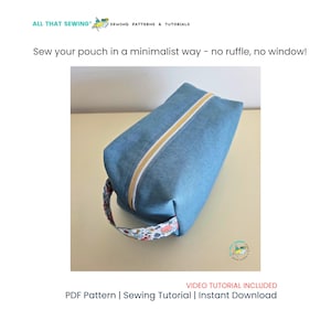 Diaper and Wipe Bag Sewing Pattern, Baby Diaper Pouch Pattern image 6