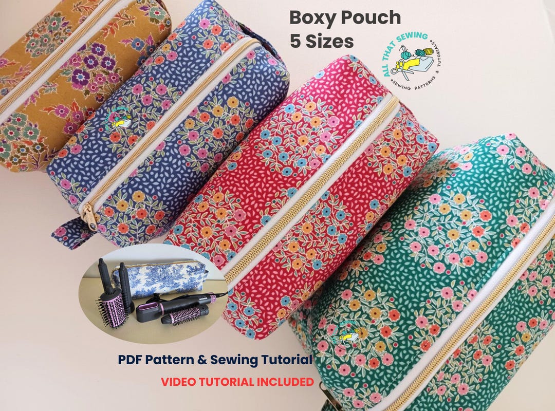Boxy Jacket Pattern Boxy Bag Pattern for Beginner, Boxy Pouch Sewing Pattern - Etsy