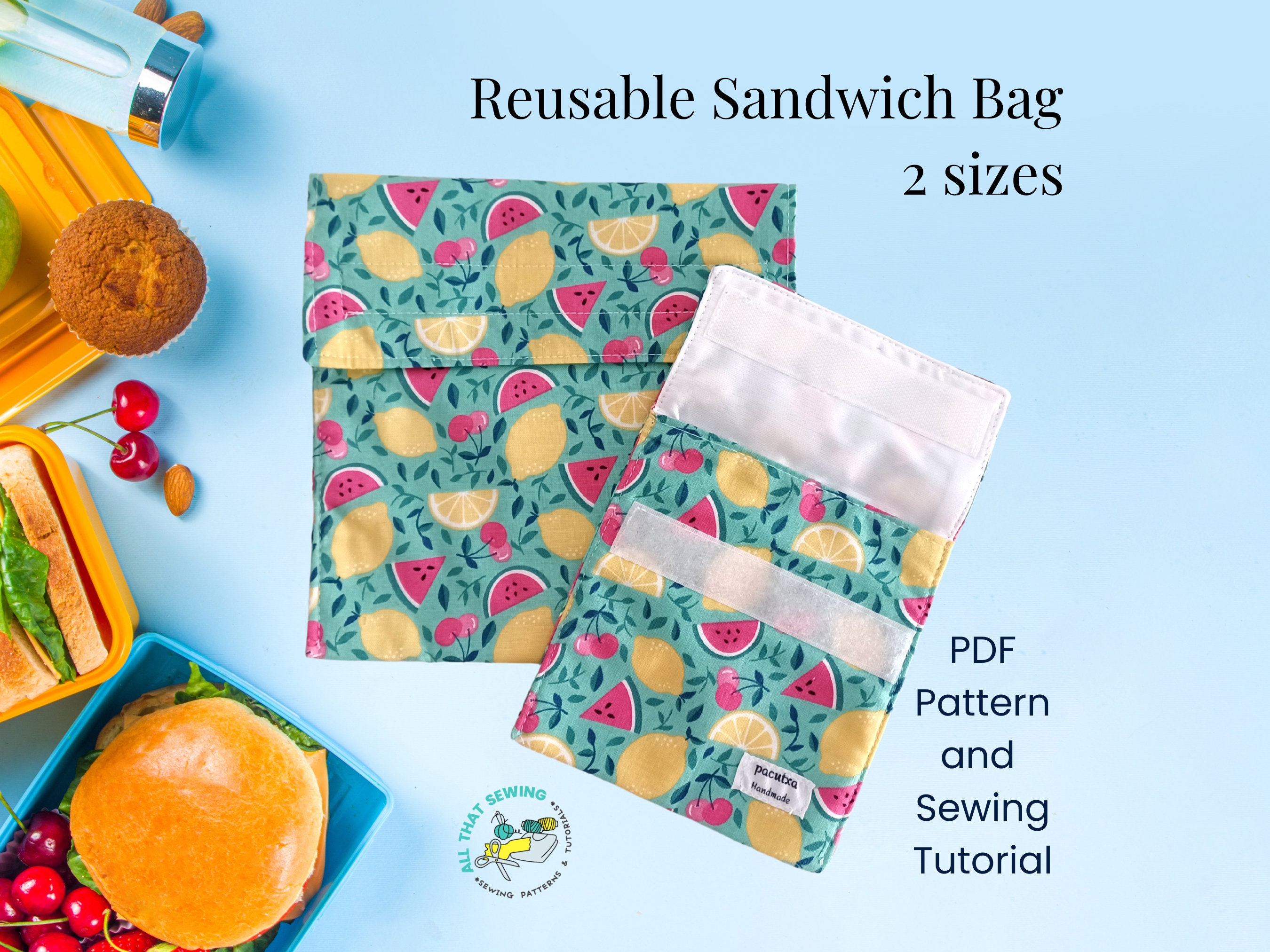 How to Make Reusable Sandwich & Snack Bags 