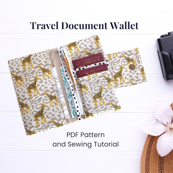 Passport Wallet Pattern Etsy