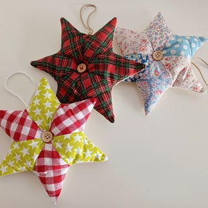 Christmas Star Pattern / Tree Topper - Christmas Decoration, PDF Sewing ...