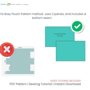 Diaper and Wipe Bag Sewing Pattern, Baby Diaper Pouch Pattern image 9