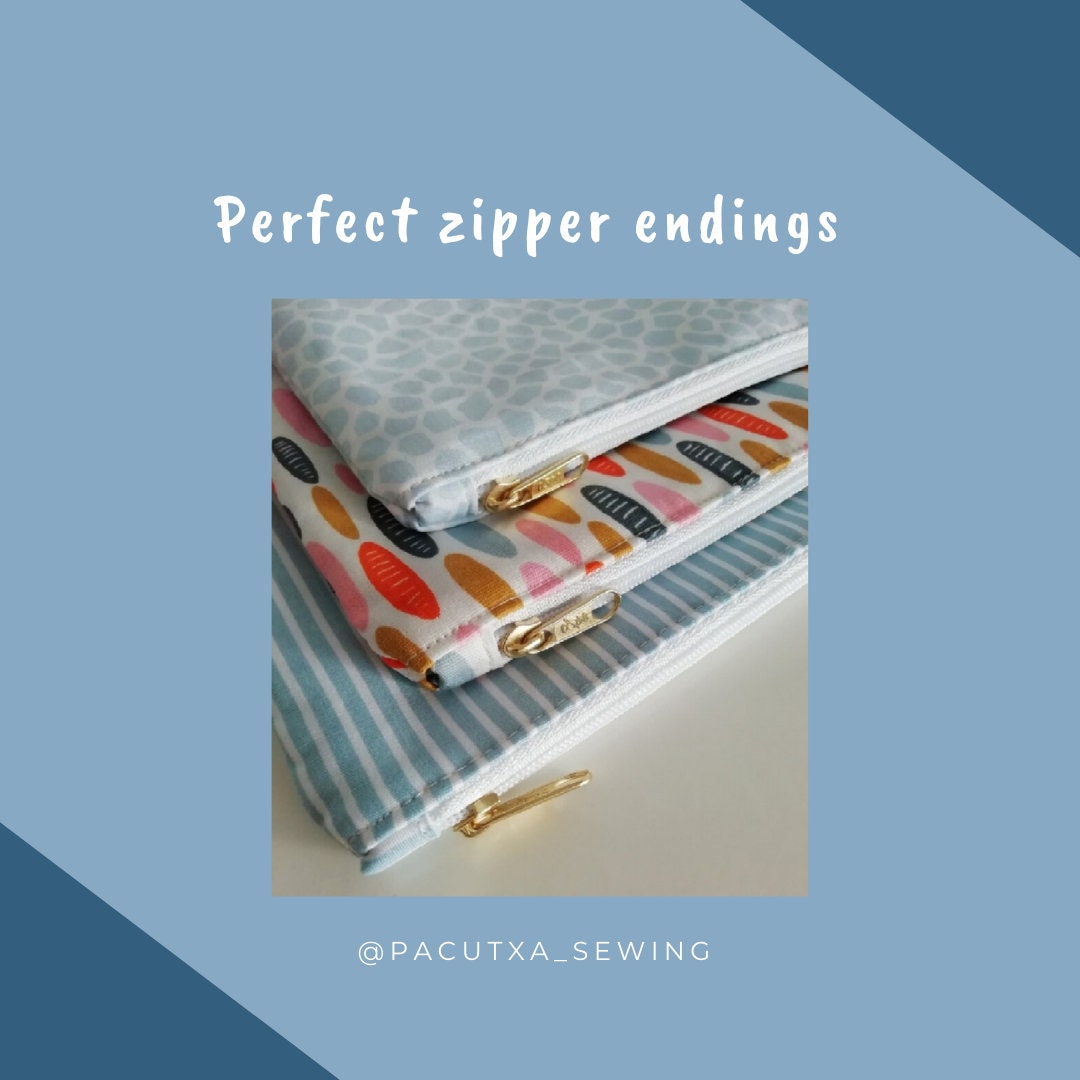 Super Easy Zipper Pouch PDF Sewing Pattern Small Utility - Etsy