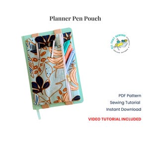 Patroon plannerzakje, etui met ritssluiting voor boek, pennenzakje voor dagboek - pdf-naaipatroon