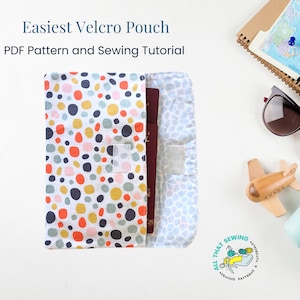 Fabric Passport Cover, Kids Passport Cover,  Passport Wallet for Women, Passport Case  - Sewing Pattern