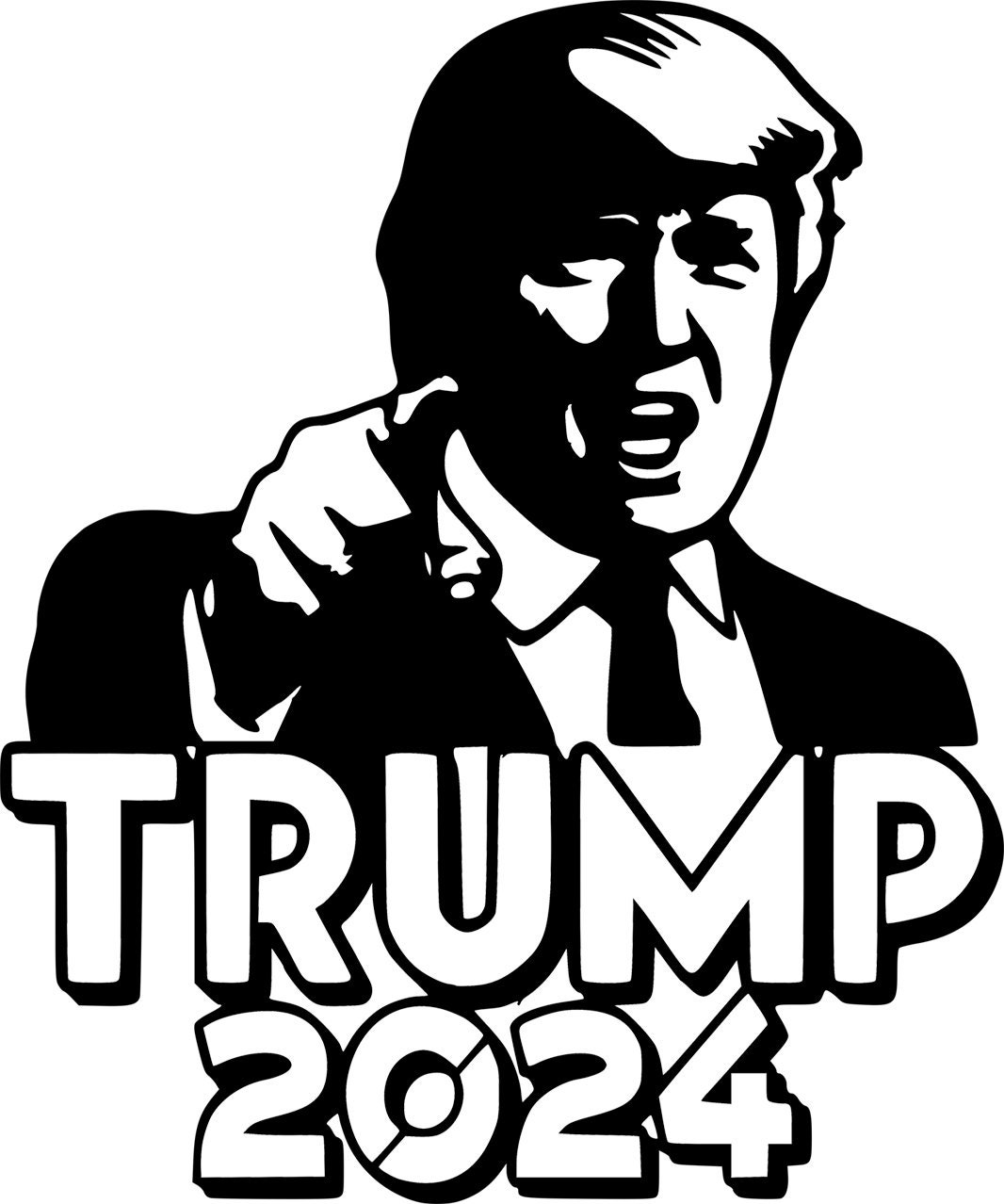 Trump 2024 SVG Cut File Etsy