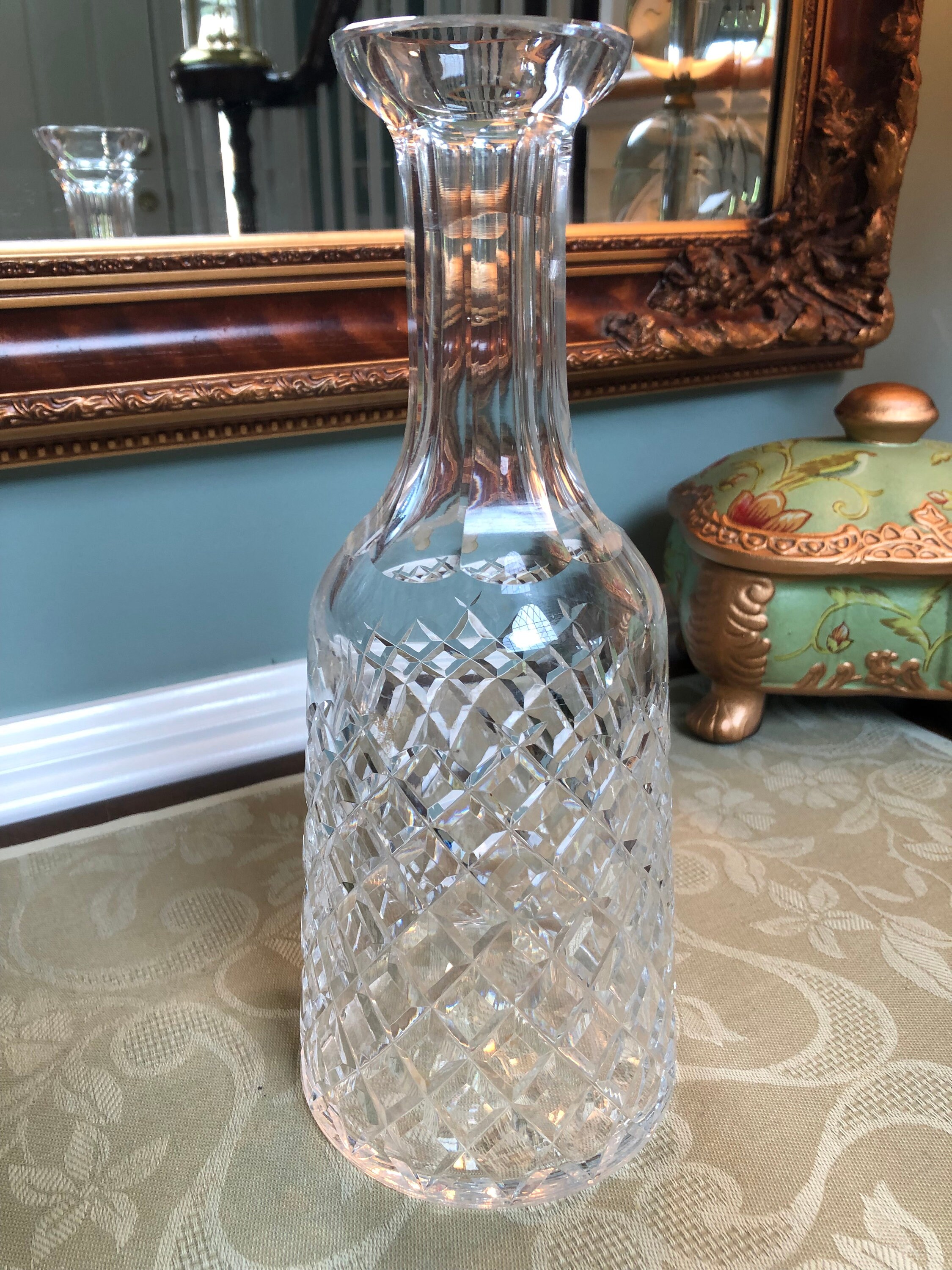 Vintage Waterford Crystal Wine Decanter Alana Pattern No - Etsy