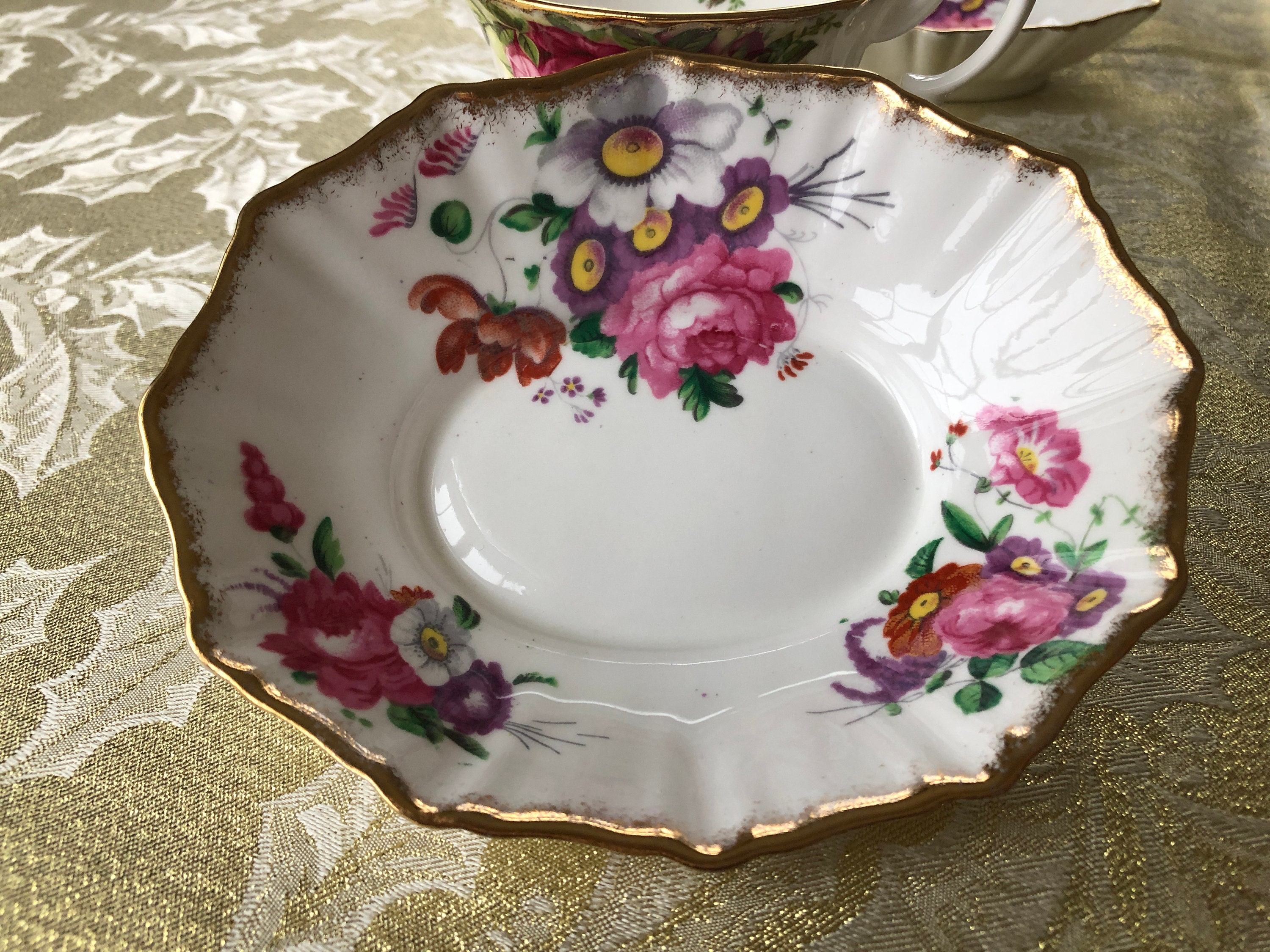 Royal Albert “lady Angela” Oval Floral Trinket Dish, England Bone
