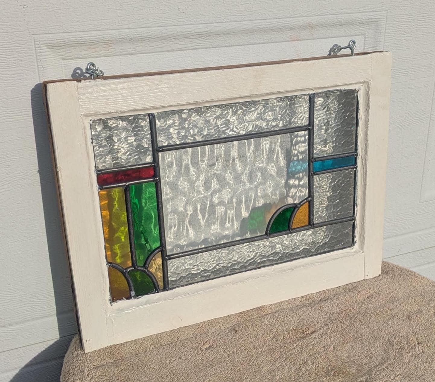 RARE Fantastic Find! Antique English Art Deco Early 1900's Stained ...