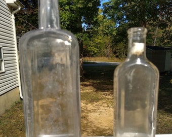 Antique 1800's Kodol Dyspepsia Cure Medicine Bottle and 1800's Foley's Co Bottle Lot