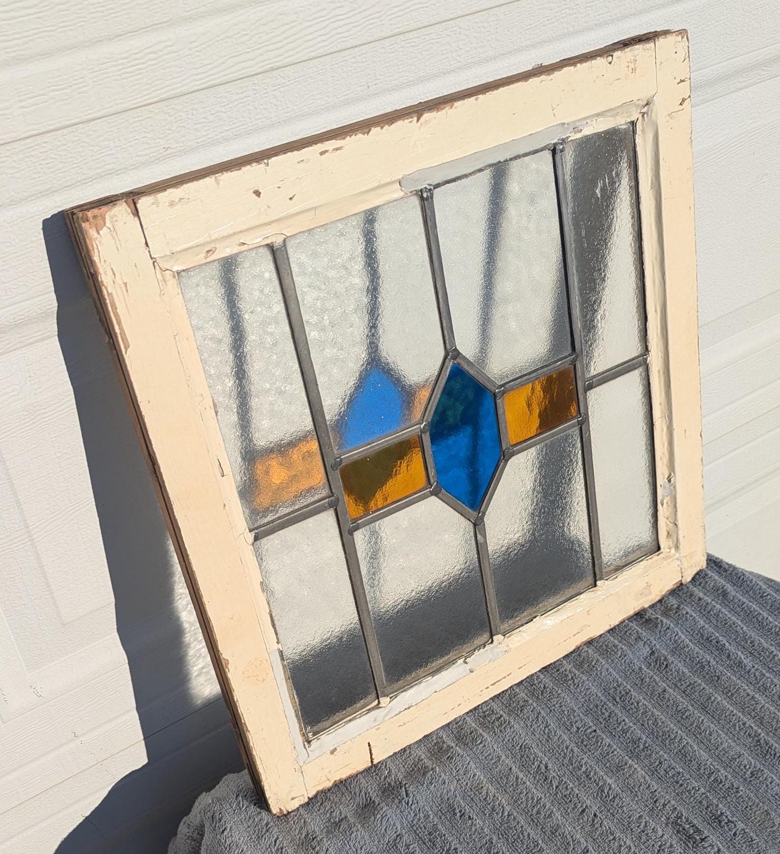 RARE Fantastic Find! Antique Arts and Crafts Early 1900's Stained ...