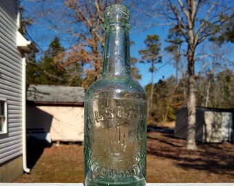 1800's Blown Blob Top Allsopps Embossed Bottle