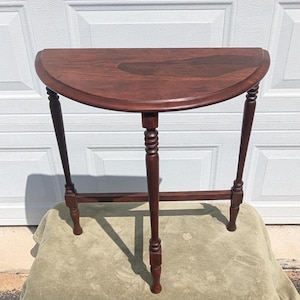 Antique Turned Leg Side Table - Etsy