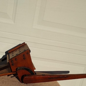 Antique No 2 Wooden Mop Wringer Made in Fultonville NY Wonderful Patina Displays Great