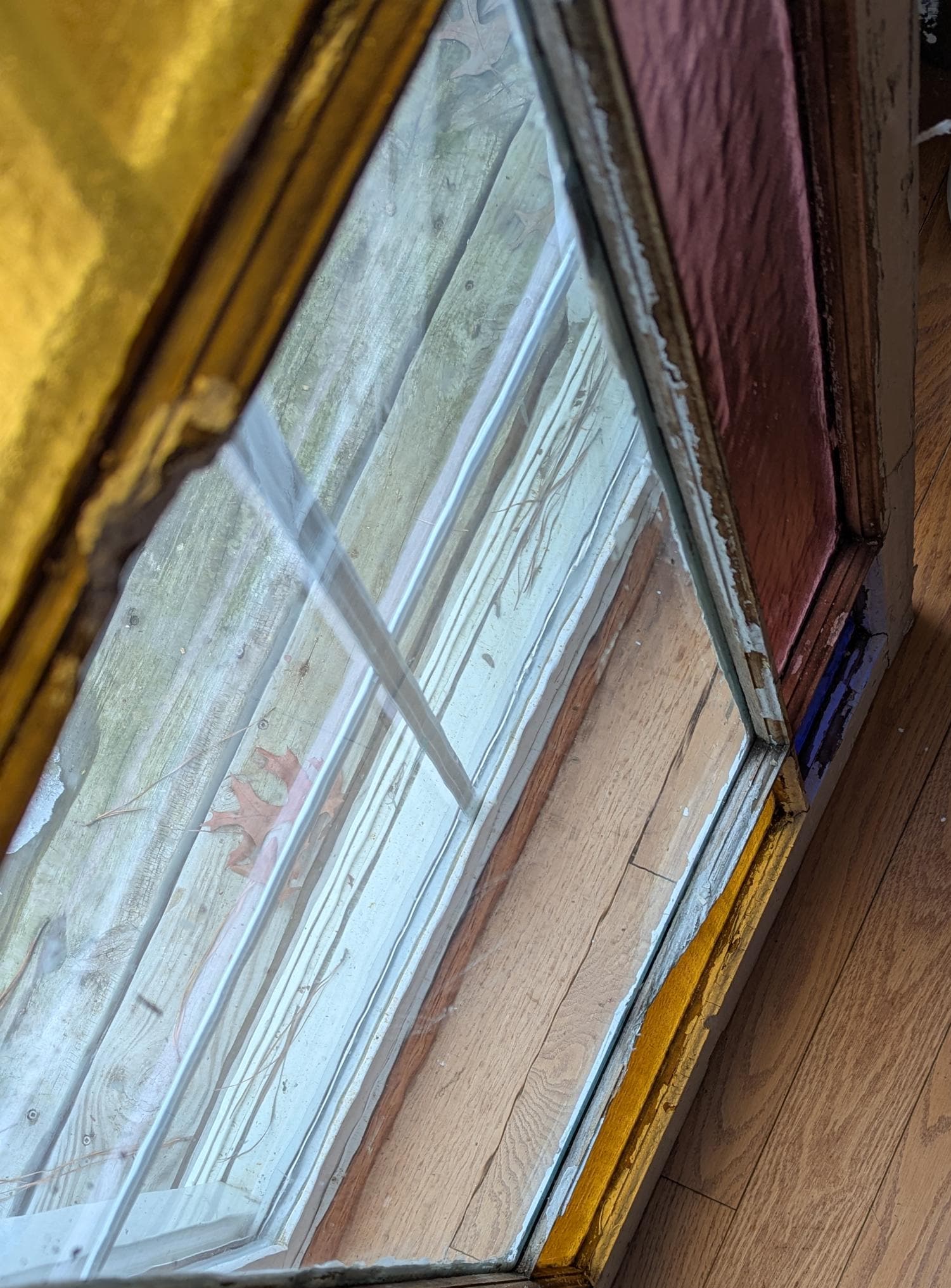 RARE Fantastic Find! Early 1900's Stained & Leaded Glass Window With ...