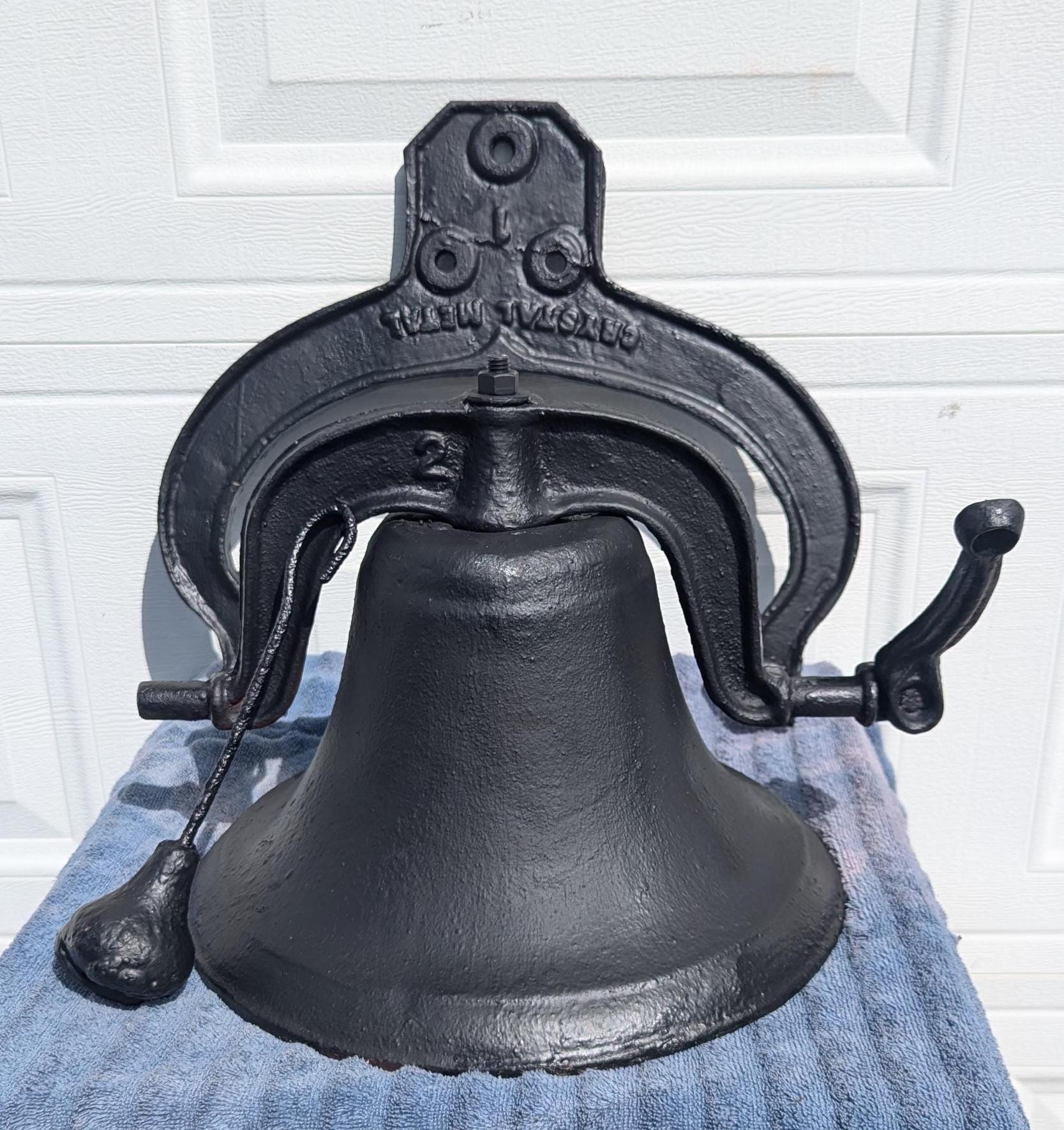 Antique Cast Iron Bell Church - Etsy Antique Cast Iron Bell Church - Etsy
