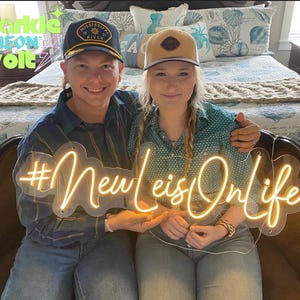 Custom Neon Sign | Neon Sign | LED Neon Sign | Personalized Neon Sign | Wedding Neon Sign | Wall Decor | Home Decor | Room Decor | Neon Art
