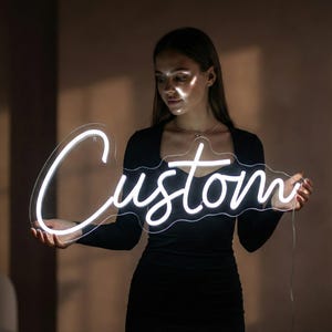 Custom LED Neon Name Sign, Personalized Wall Decor