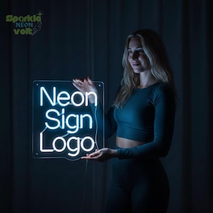 Benutzerdefiniertes Logo Neon Schild | Personalisierte Business-LED-Licht | Restaurant Wand Dekor | Schaufensterdekoration Brandzeichen | Influencer Backdrop Art