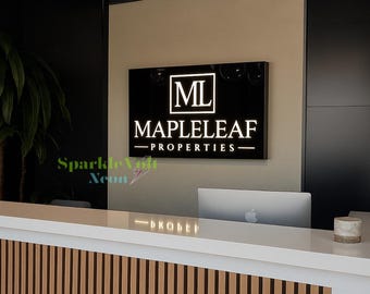 Custom Acrylic Business Sign: Salon, Spa, Logo - Free Preview