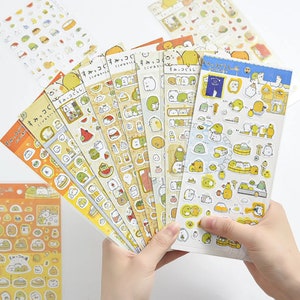 Pegatinas Kawaii Planner - Animales lindos - Cuties de verano - Pegatinas Kawaii - Pegatinas de spa - Hojas de pegatinas de aluminio, Animal Stationary b2SH
