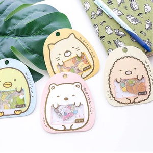 Kawaii Planner Stickers - Leuke Stickers - Kat, Pinguïn, Beer - Kawaii stickers - Journal Flakes Stickers, Clear Stickers - Stickers - B3C