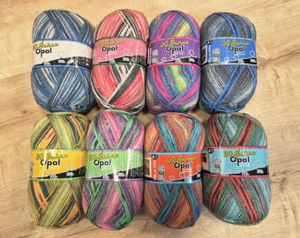 8 x 100 grams of "30 Years of Opal" sock yarn