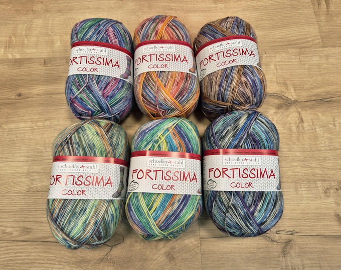 6 x 100 grams Schoeller and Stahl Fortissima Serchio