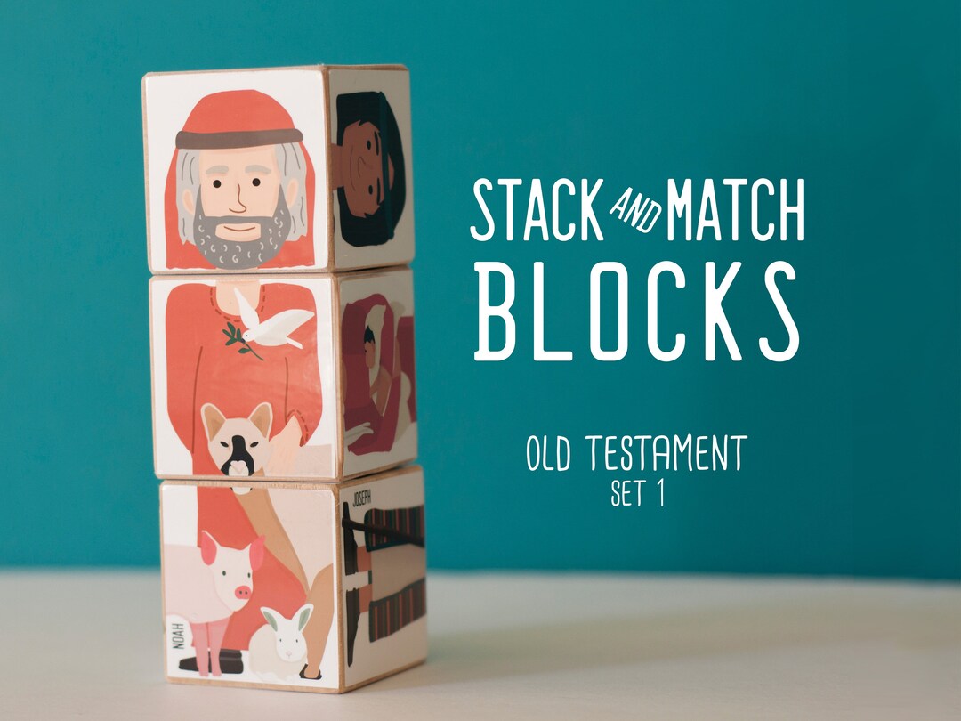 Stackmatch Instrument Tree Old Testament Stack & Match Blocks - MIXED SET #1 - Etsy