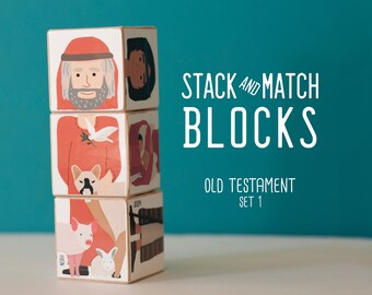 Old Testament Stack & Match Blocks - MIXED SET #1