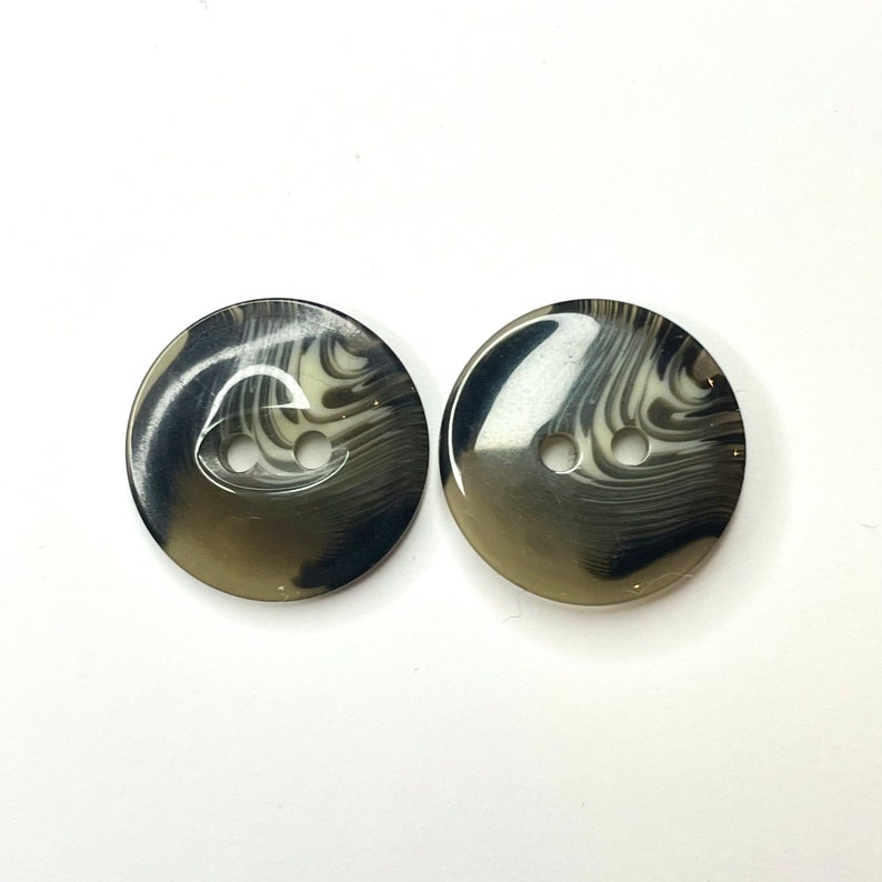 18MM 5 Vintage Dark Brown Buttons for Sewing Knitting 2hole No Rim ...