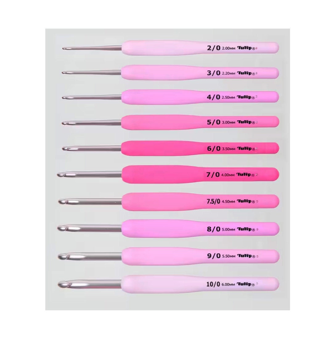 9-Piece Crochet Hooks, Ergonomic Hooks for DIY Knitting & Crochet 2.5-6mm, Ideal Gift for Crochet Enthusiasts