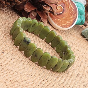 Canadian Jade Bracelet Gift For Women or Men, Gemstone Bracelet, %100 original and real natural stone