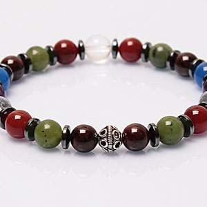 Chakra Bracelet, Planet Bracelet, Aquarius, Horoscope, Female Or Male Horoscope Bracelet, Gift, 8mm, Stone Bracelet, Original Stone