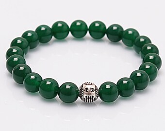Agate Bracelet Gift For Women or Men, 8mm Gemstone Bracelet, %100 original and real natural stone
