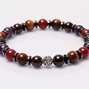 Chakra Bracelet, Planet Bracelet, Capricorn, Horoscope, Female Or Male Horoscope Bracelet, Gift, 8mm, Stone Bracelet, Original Natural Stone