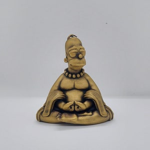 Homer Simpson Buddha, 3D Printed Statue