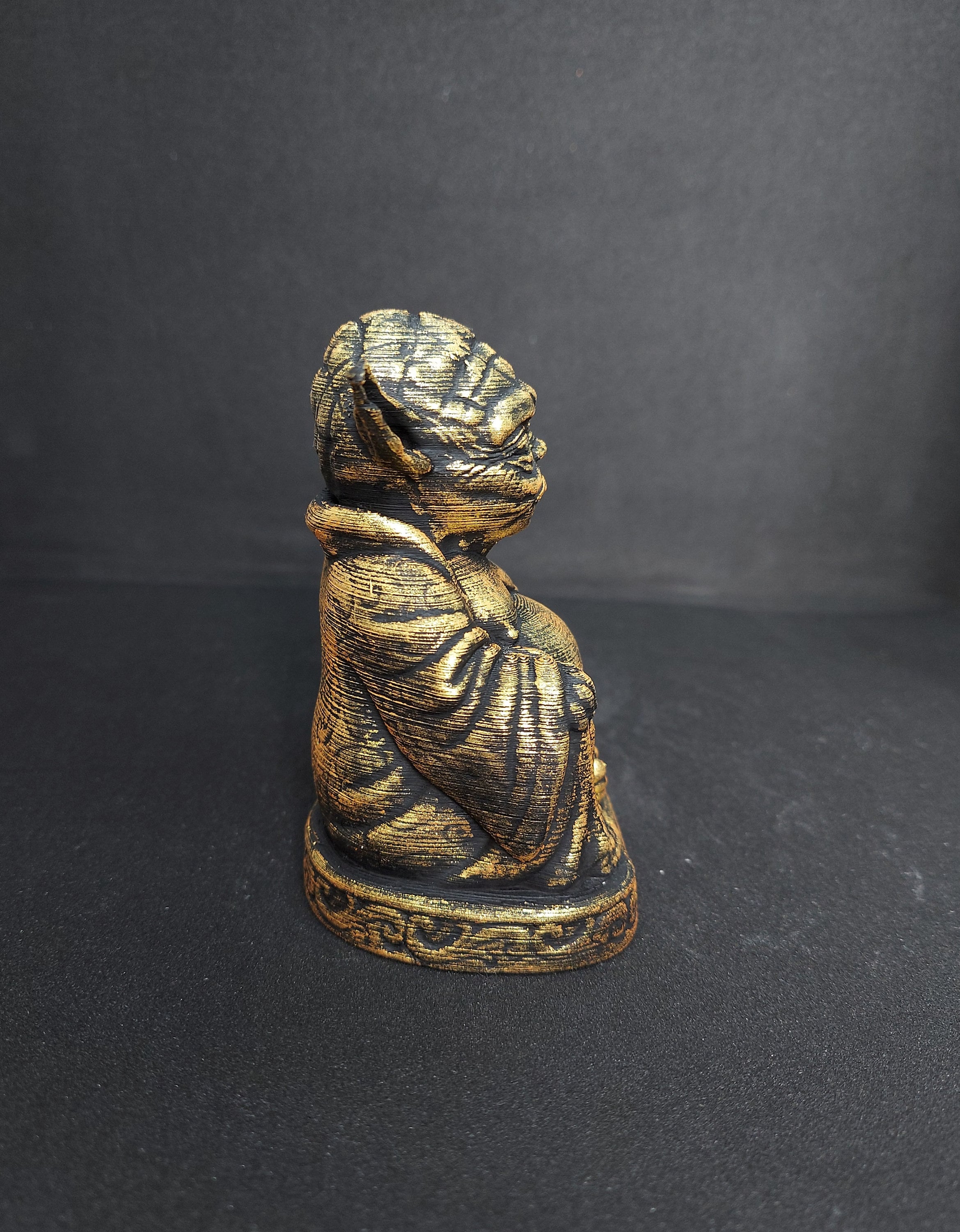 Star Wars Yoda Buddha Statue Etsy