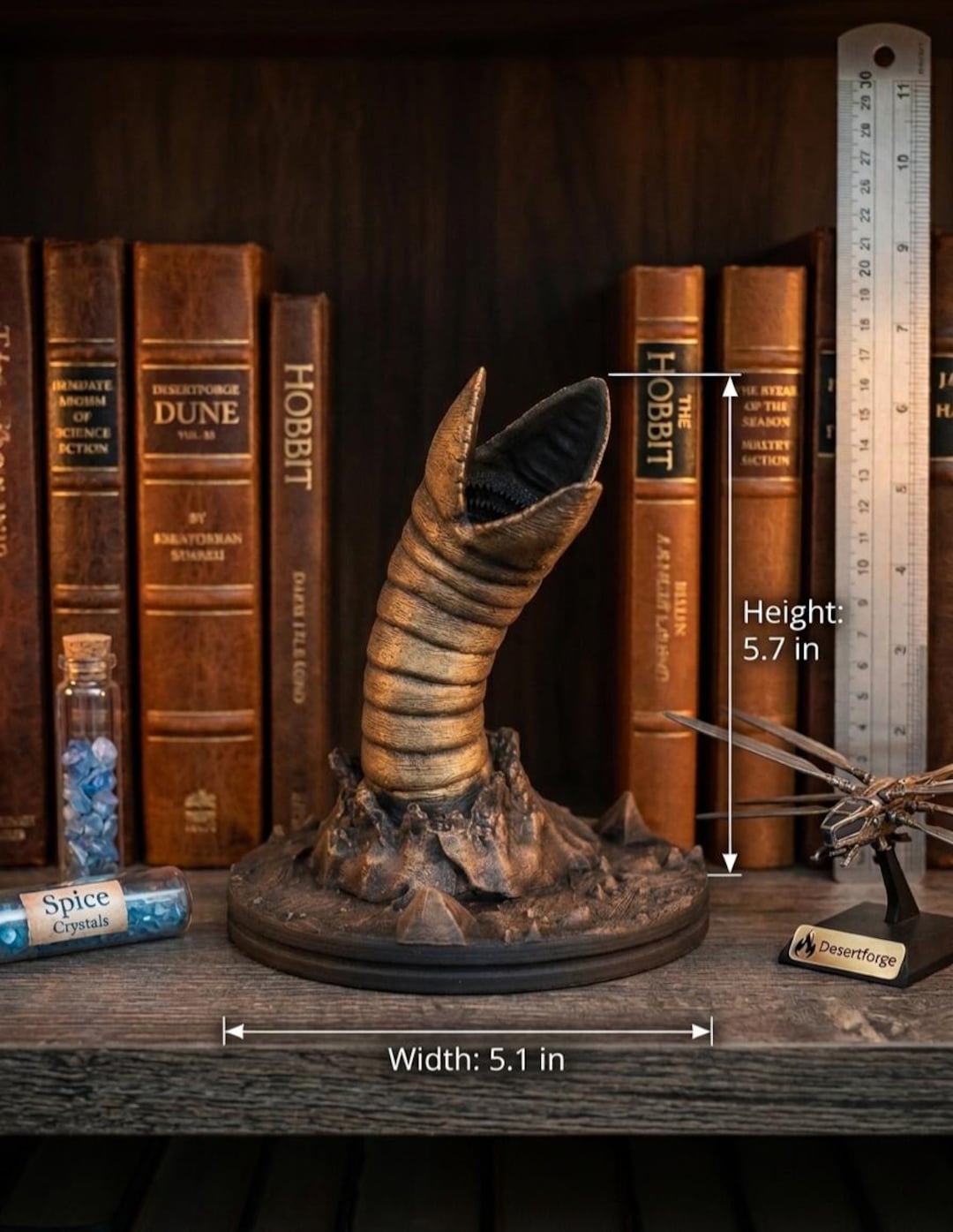 Dune Sandworm - Hand Painted Figure - Etsy
