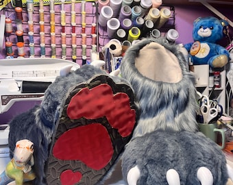 Digi Fursuit Feet Paws & Claws TPU 3D Printed