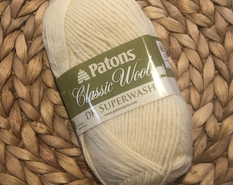 Patons Classic Wool DK Superwash,  DK yarn, Wool yarn, hat yarn, Accessory  yarn, garment yarn, fair isle knitting, machine washable wool