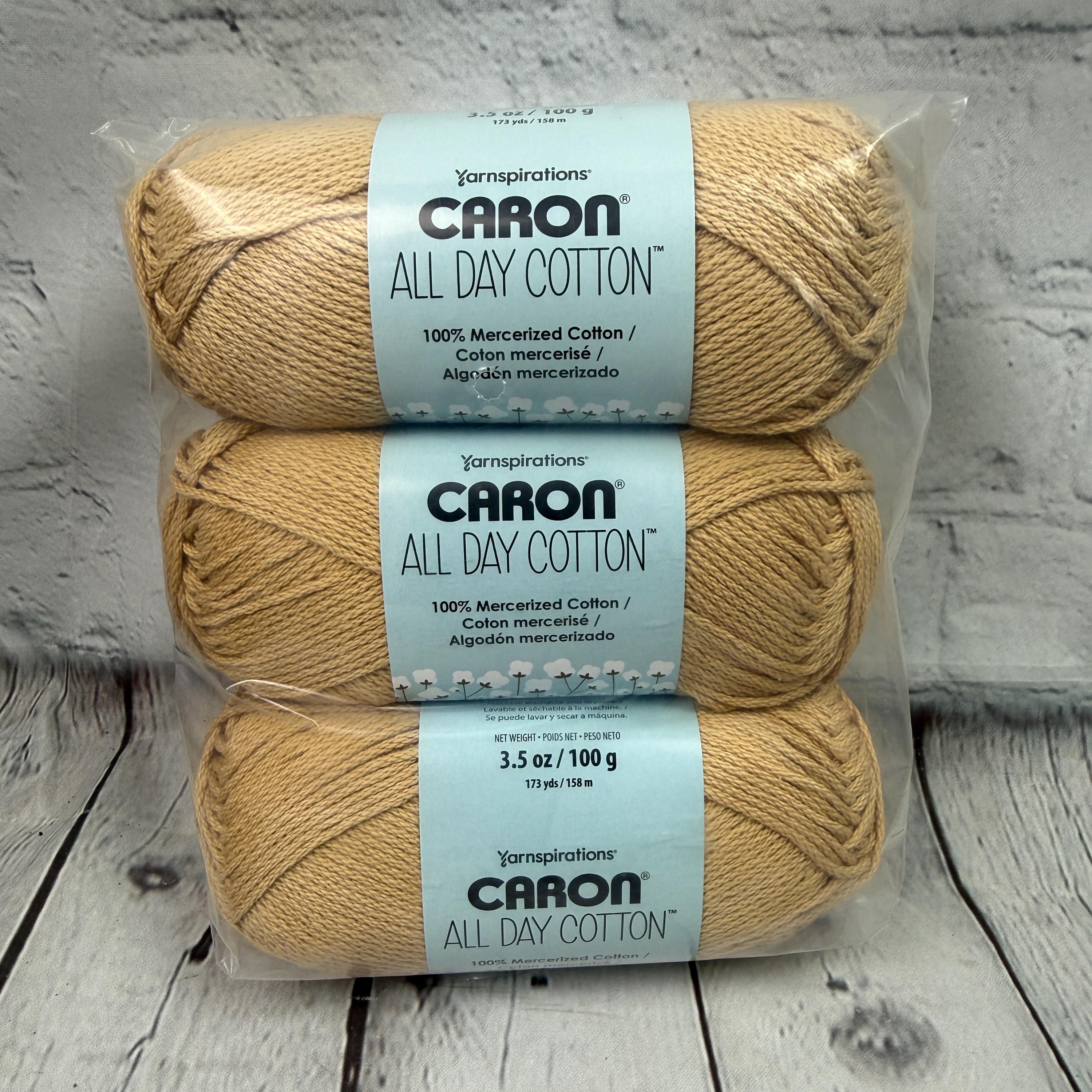 Caron All Day Cotton, Worsted Weight, 3 Pack - Etsy