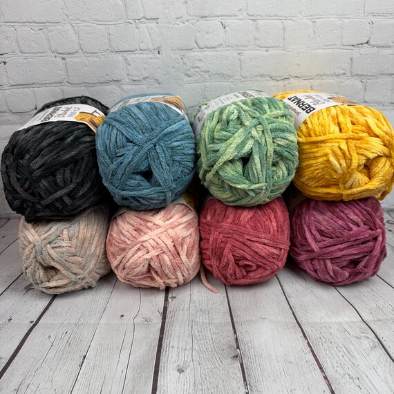 Bernat Blanket Mist-ical Sunshine Yarn - 2 Pack 300g Super Bulky Polyester Yarn